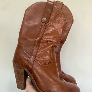 Brown Leather Women's Boots FRYE